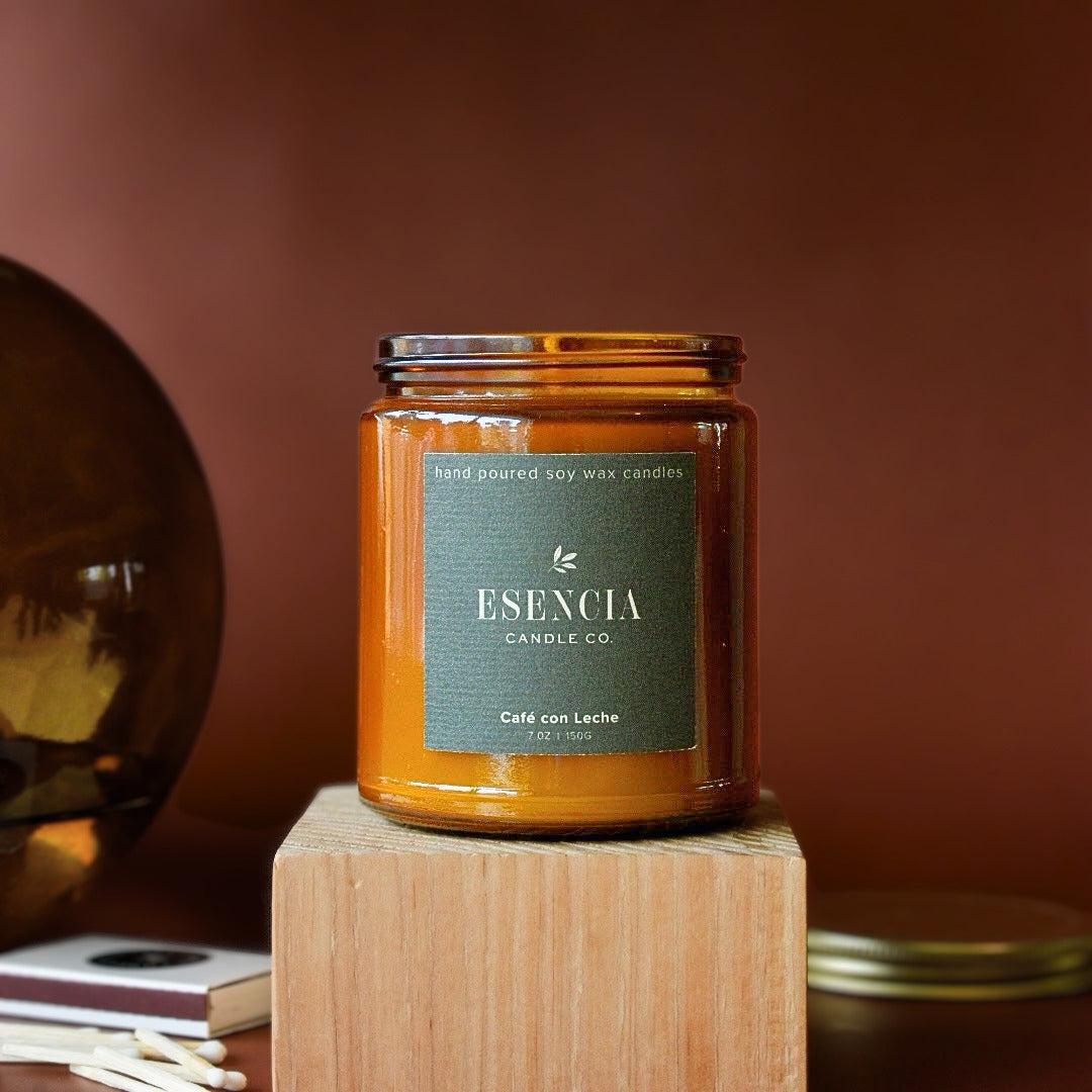 Café con Leche candle from the Esencia Candle Co. fall collection