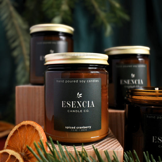 Spiced Cranberry Soy Candle